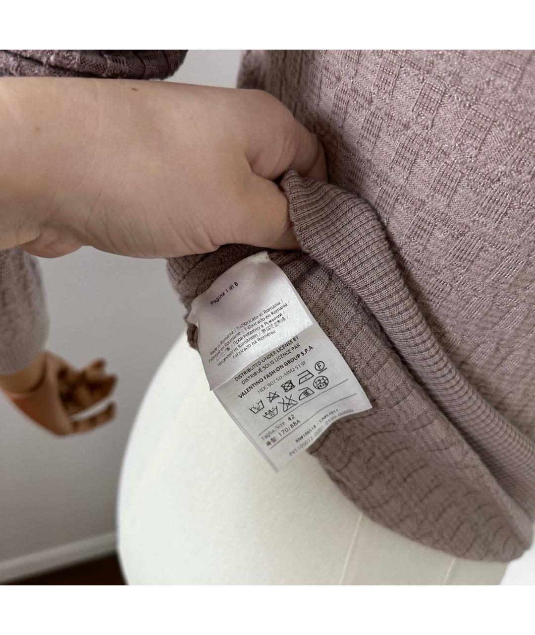 MISSONI Фиолетовая шерстяная водолазка, фото 4