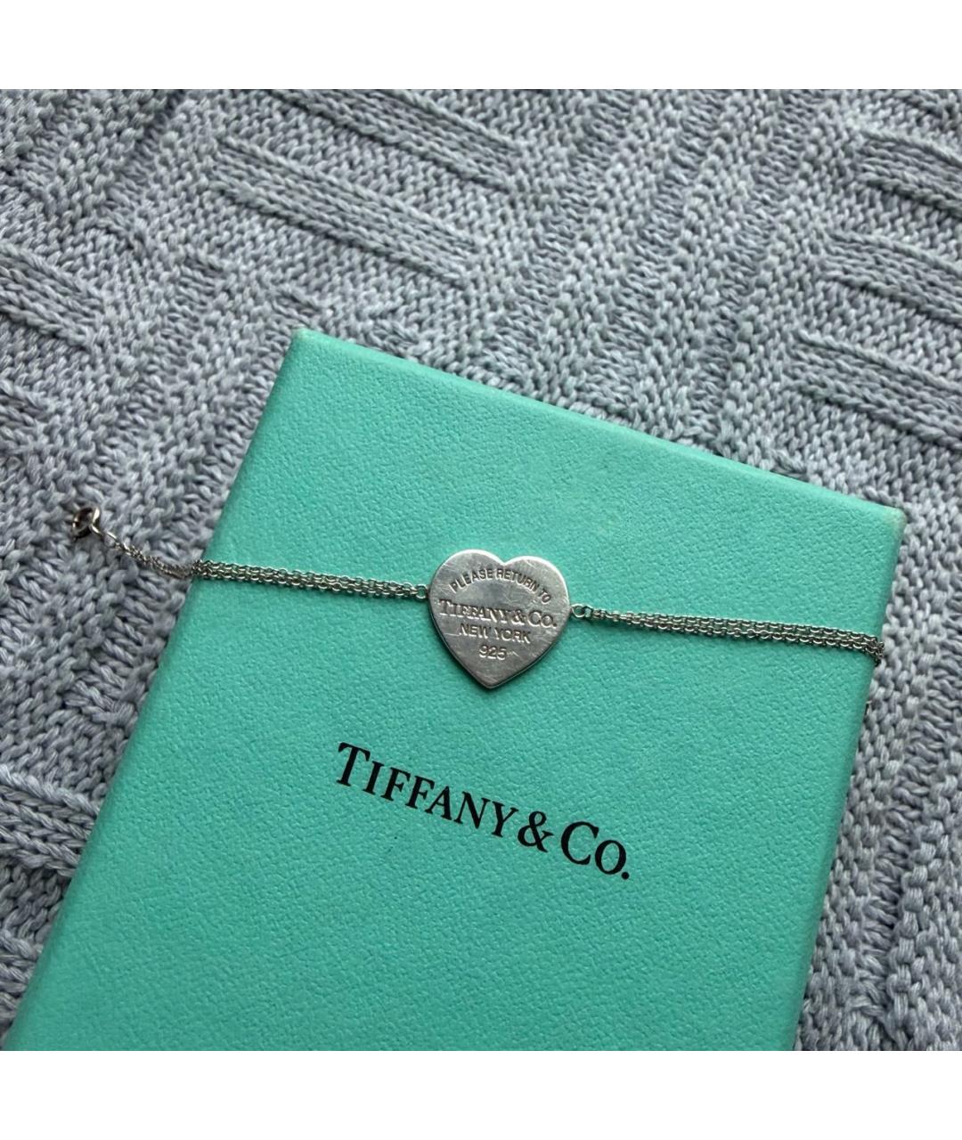 TIFFANY&CO Серебрянный серебряный браслет, фото 2