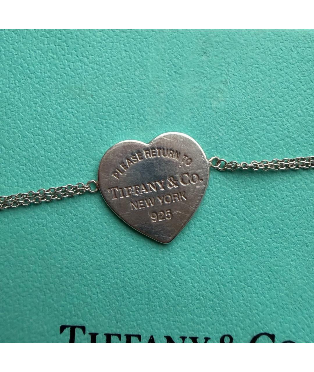 TIFFANY&CO Серебрянный серебряный браслет, фото 3