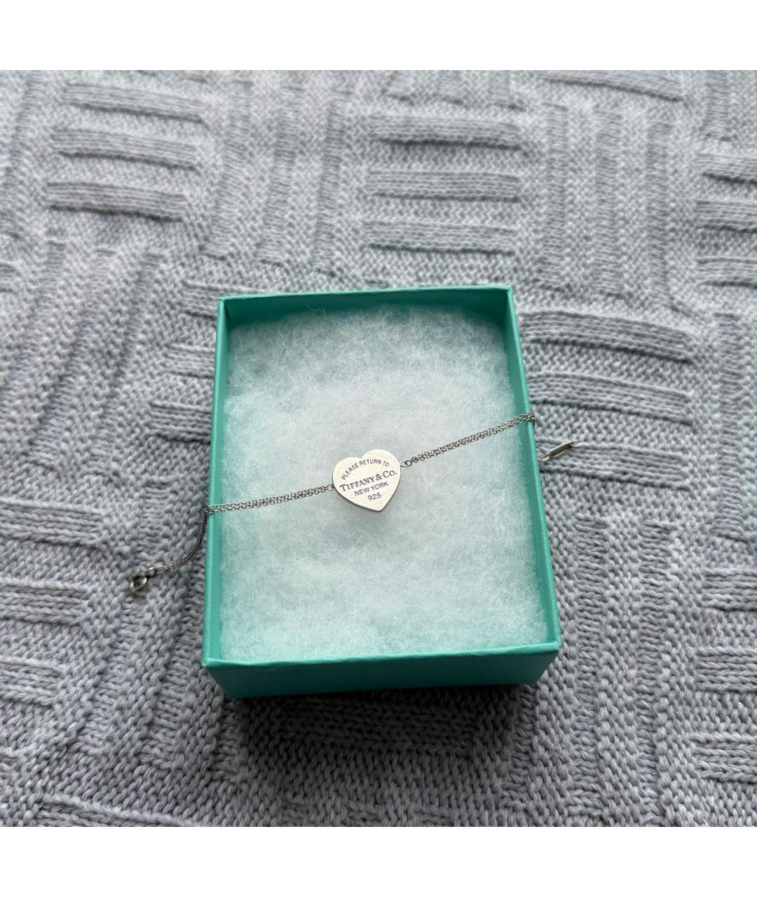 TIFFANY&CO Серебрянный серебряный браслет, фото 8