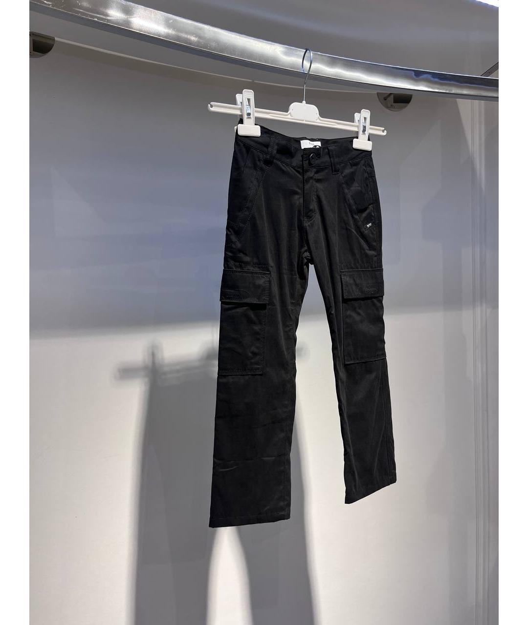 HUGO BOSS Черные хлопковые брюки и шорты, фото 2