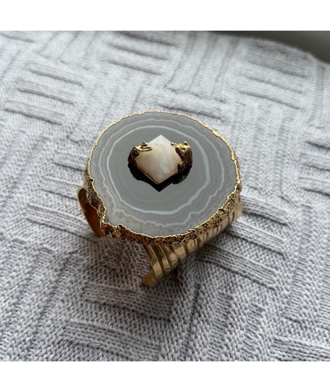 SAINT LAURENT Золотой браслет, фото 2