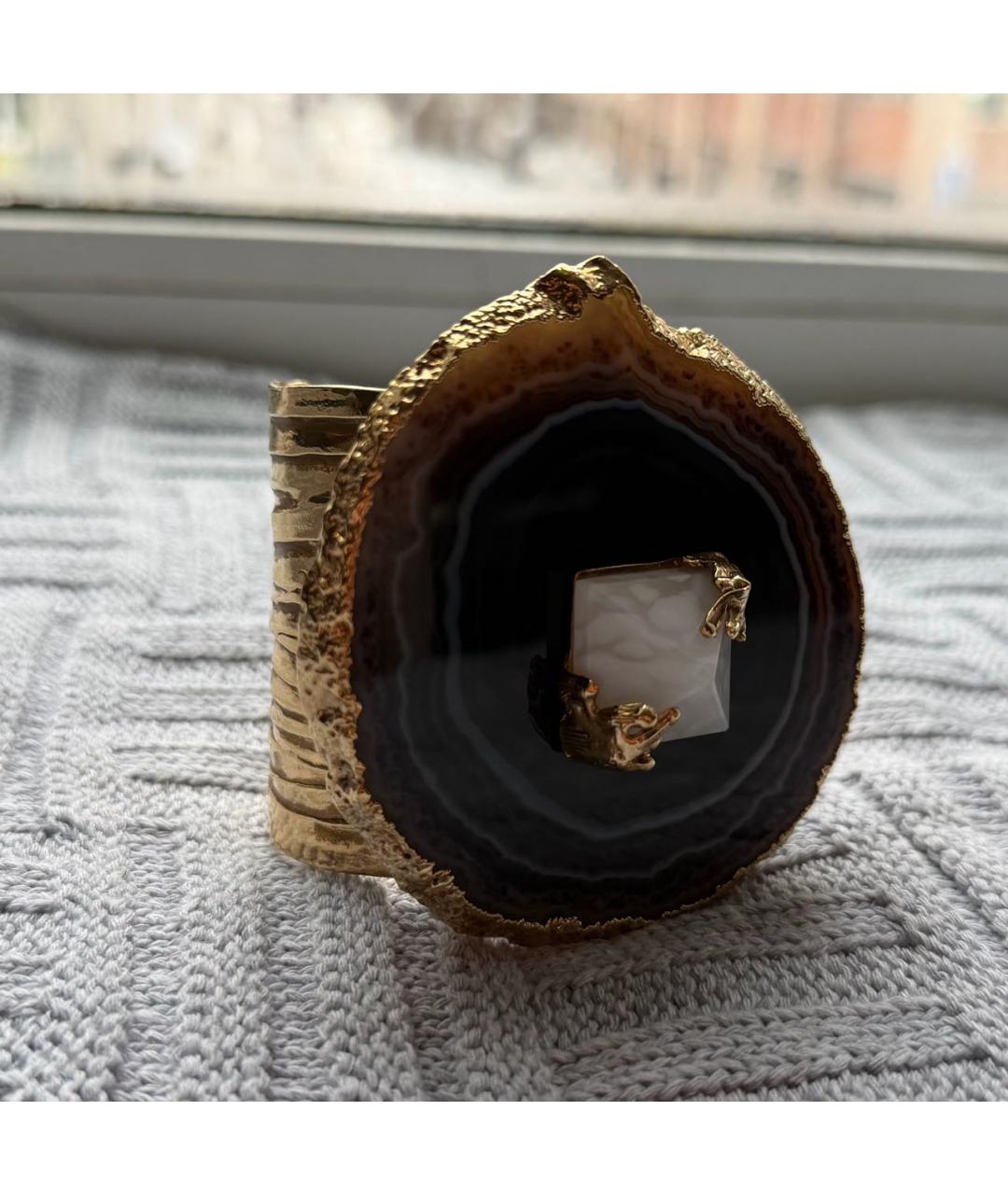 SAINT LAURENT Золотой браслет, фото 9