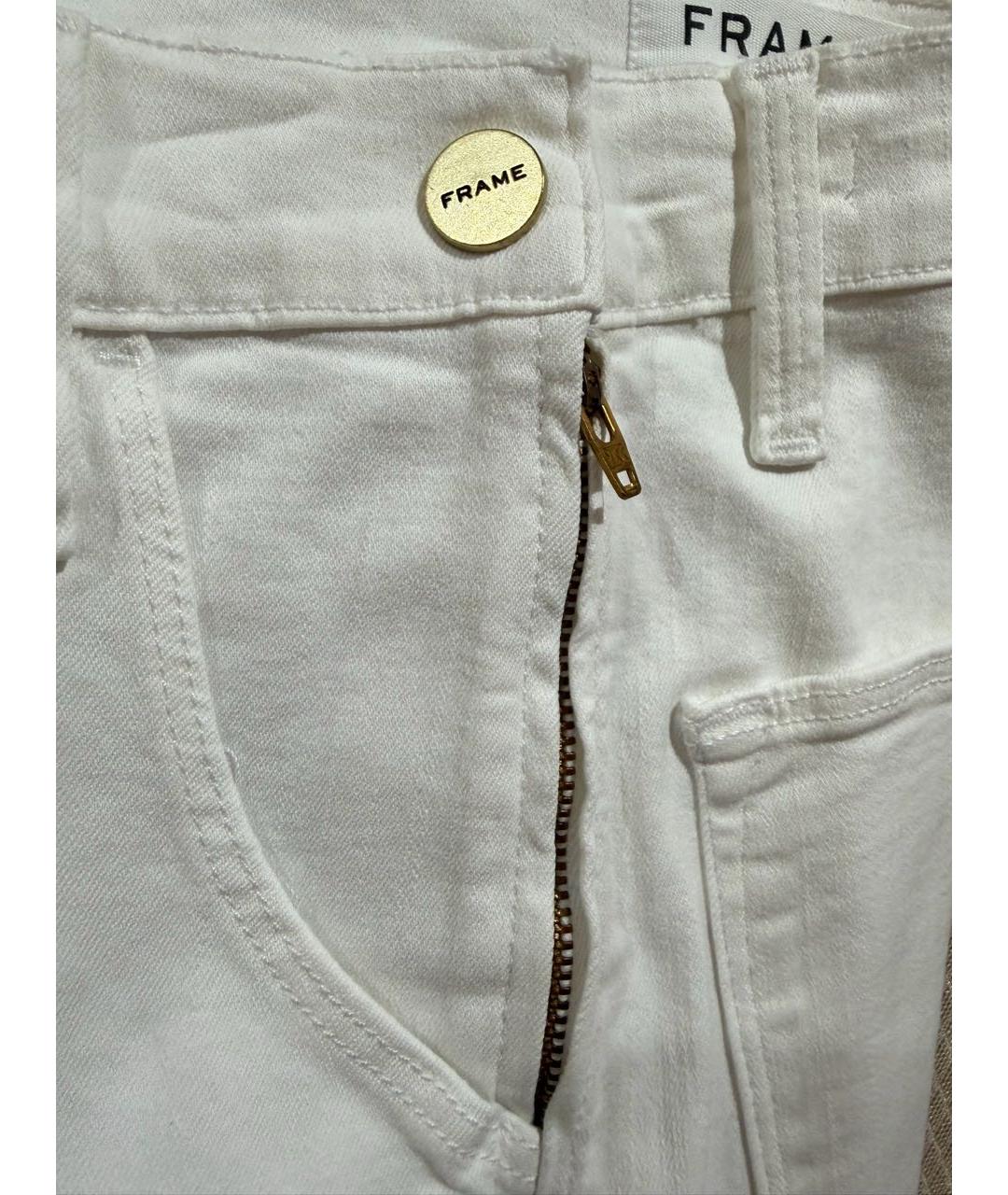 FRAME Белые хлопковые детские джинсы, фото 4