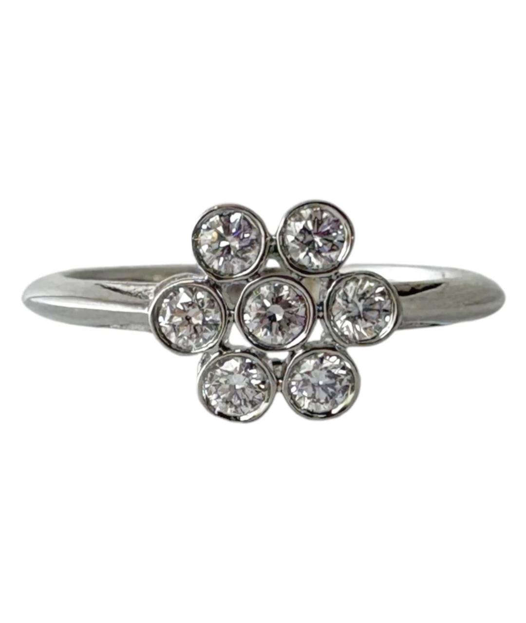 TIFFANY&CO Серебряное платиновое кольцо, фото 1