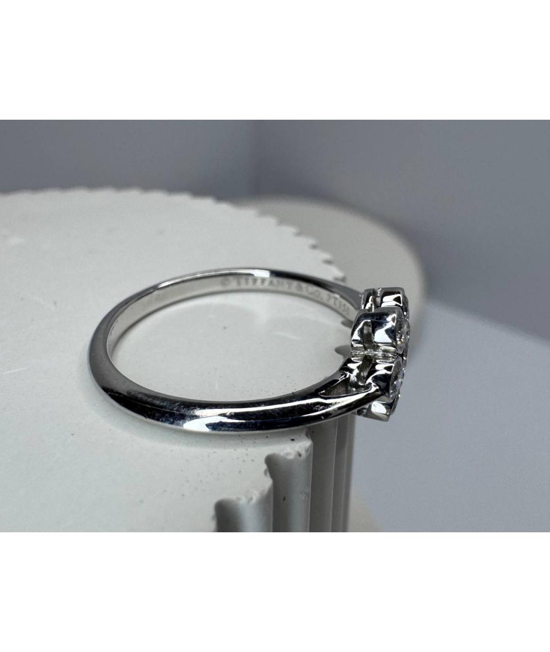 TIFFANY&CO Серебряное платиновое кольцо, фото 5