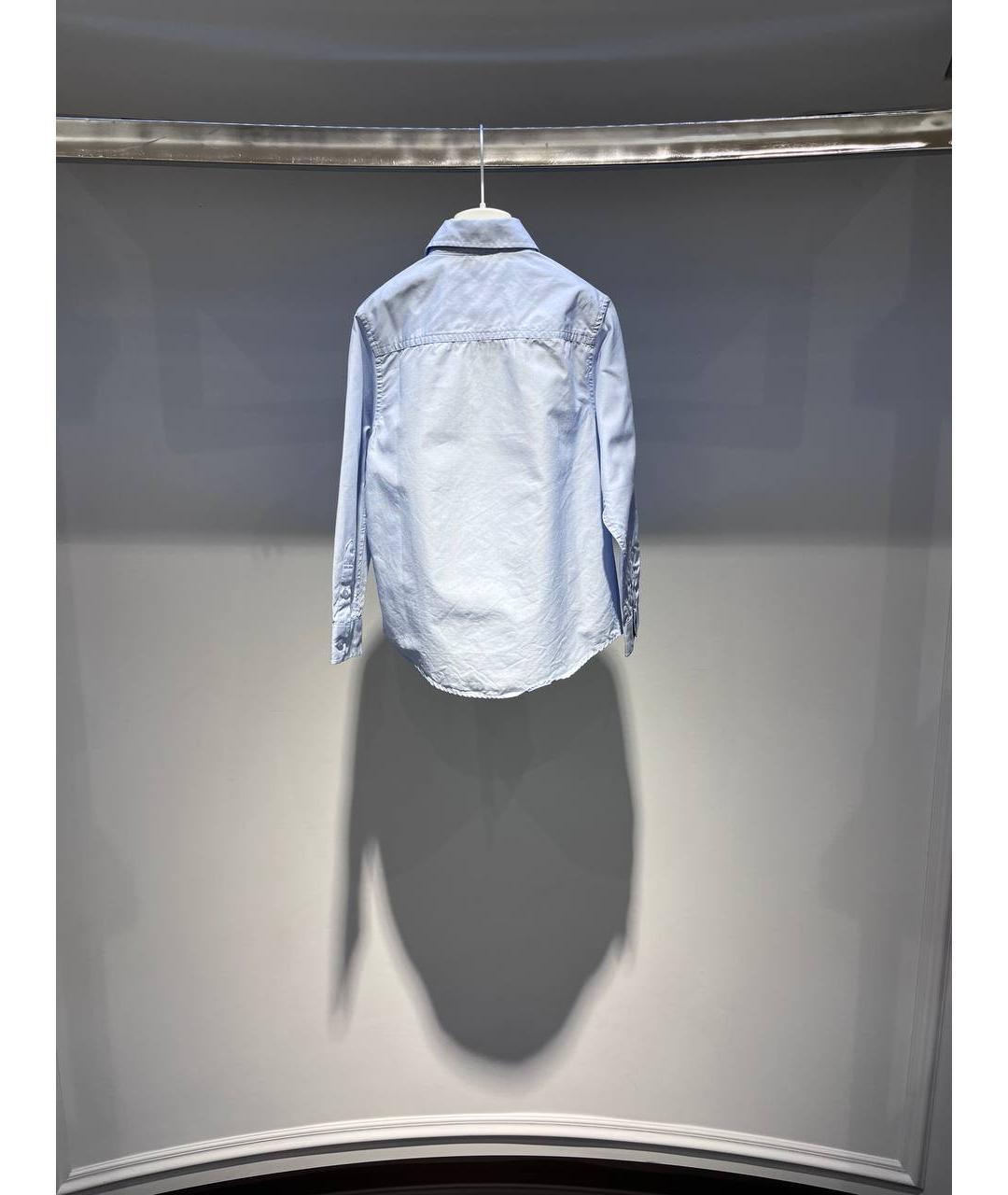 HUGO BOSS Голубая хлопковая детская рубашка, фото 3
