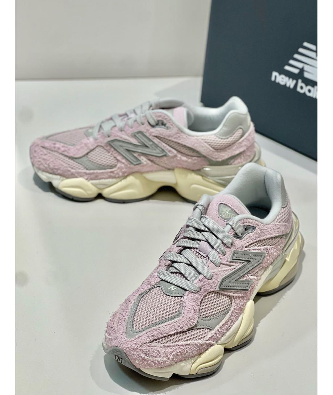 NEW BALANCE Розовые замшевые кроссовки, фото 6