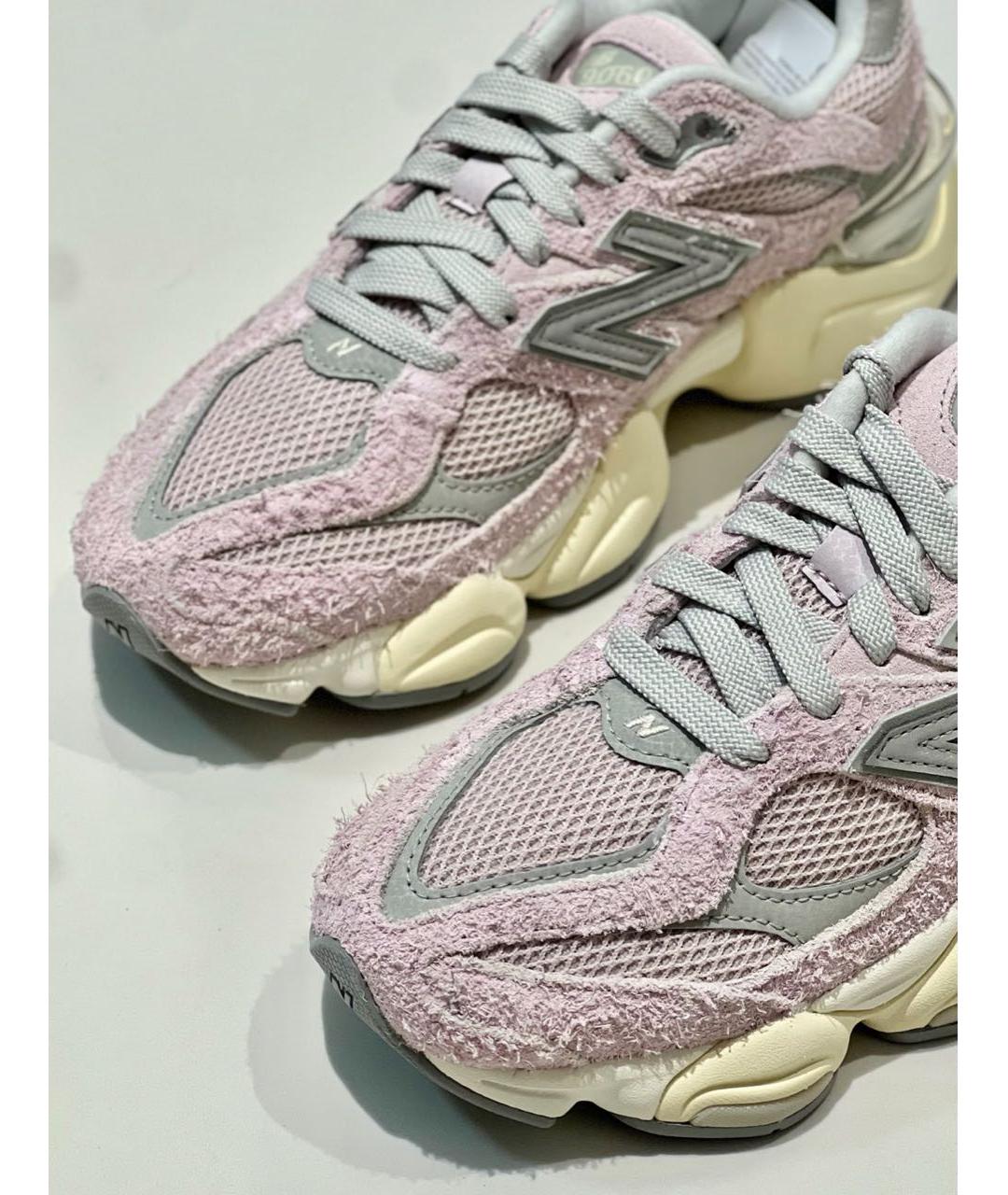 NEW BALANCE Розовые замшевые кроссовки, фото 7