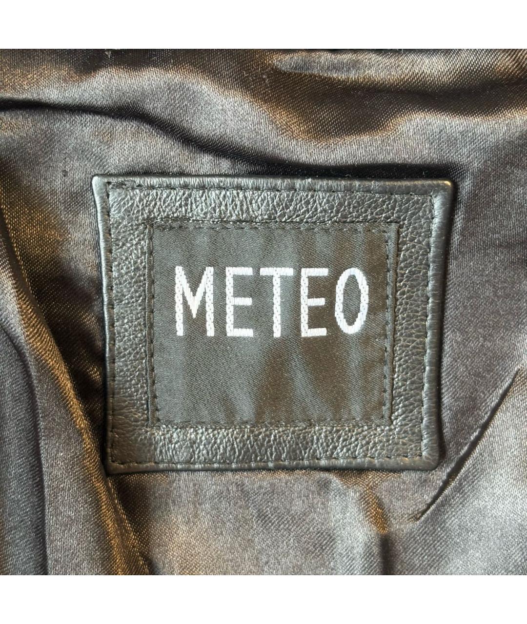 METEO YVES SALOMON Черная меховая шуба, фото 5