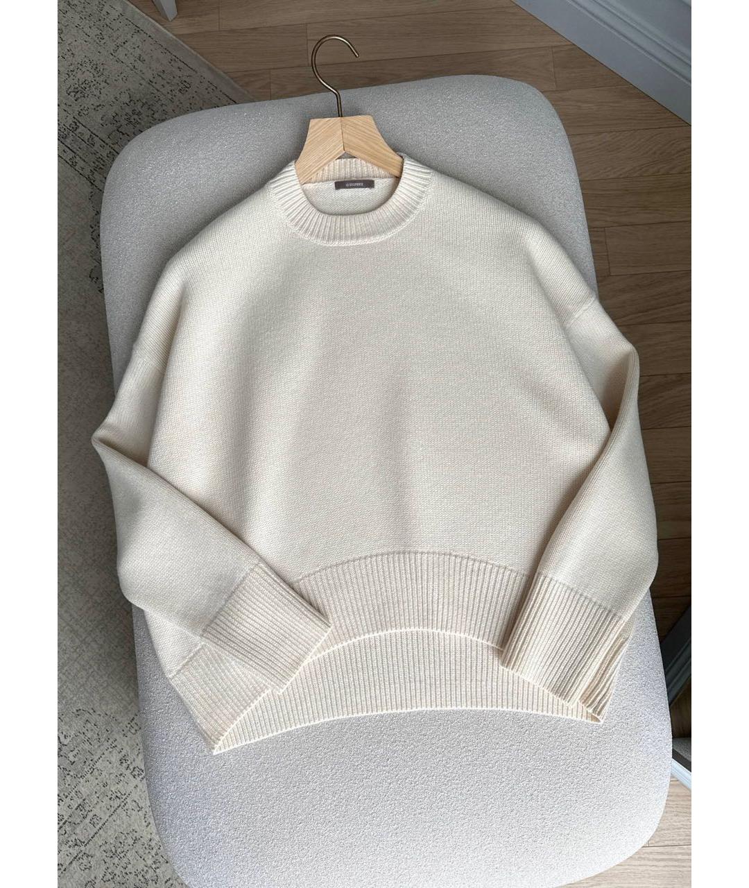 12 STOREEZ Белый кашемировый джемпер / свитер, фото 2