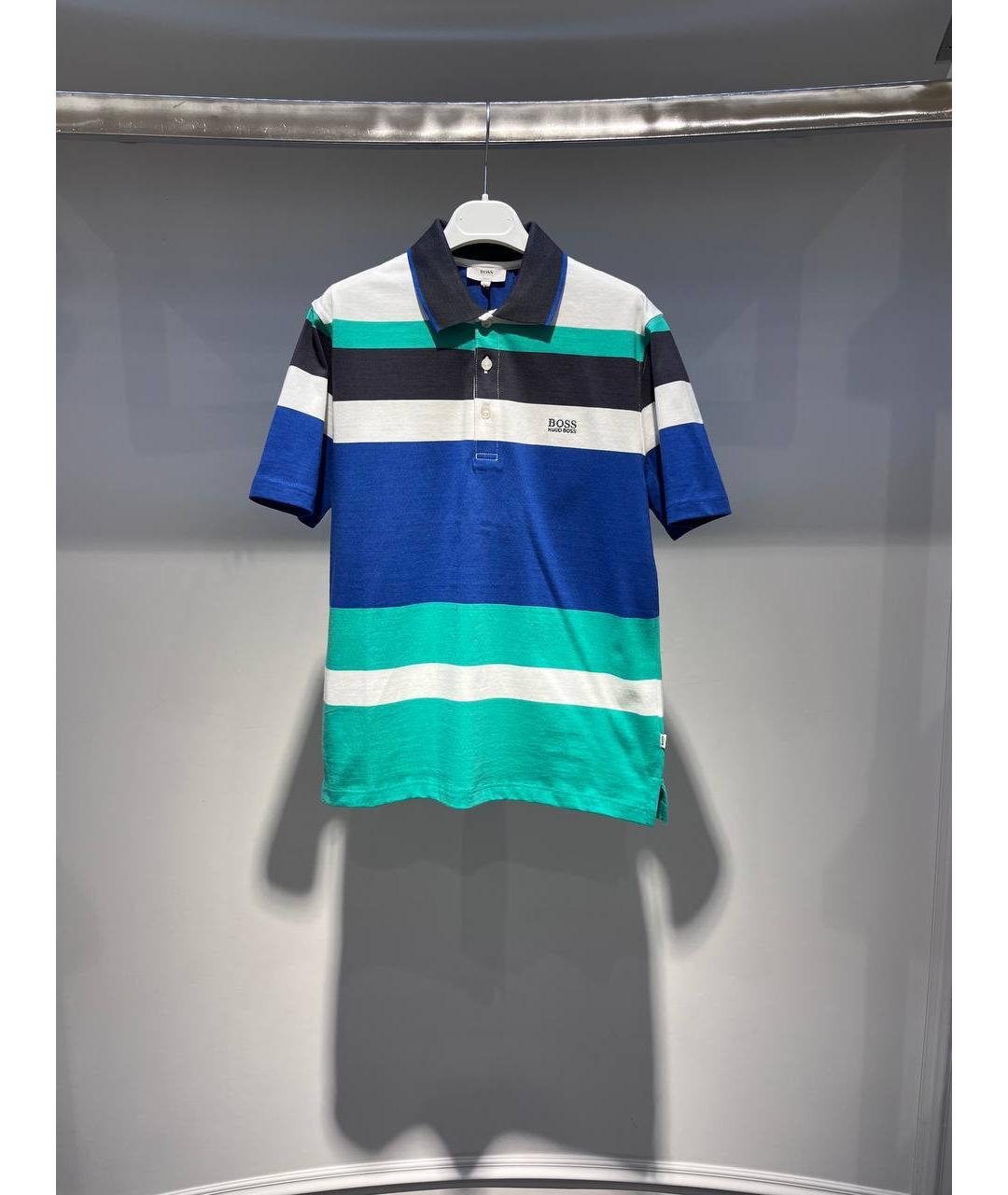 HUGO BOSS Хлопковая детская футболка, фото 4