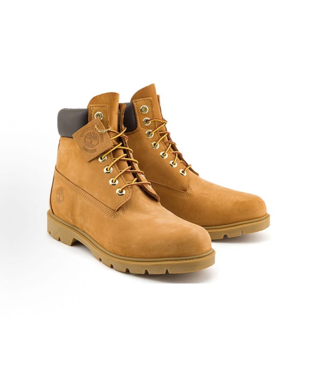 TIMBERLAND Оранжевое нубуковые высокие ботинки, фото 2