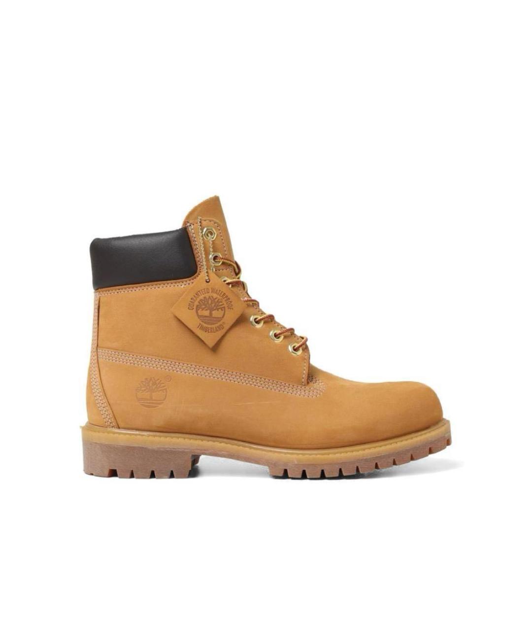 TIMBERLAND Оранжевое нубуковые высокие ботинки, фото 9