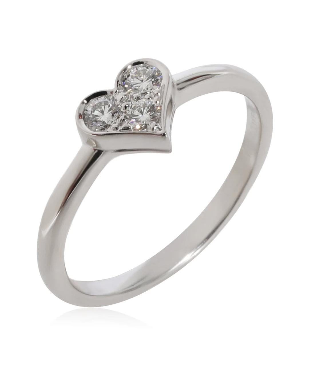 TIFFANY&CO Белое платиновое кольцо, фото 9