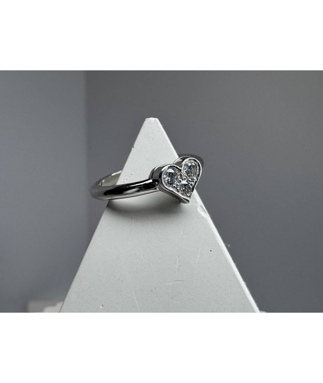 TIFFANY&CO Белое платиновое кольцо, фото 8