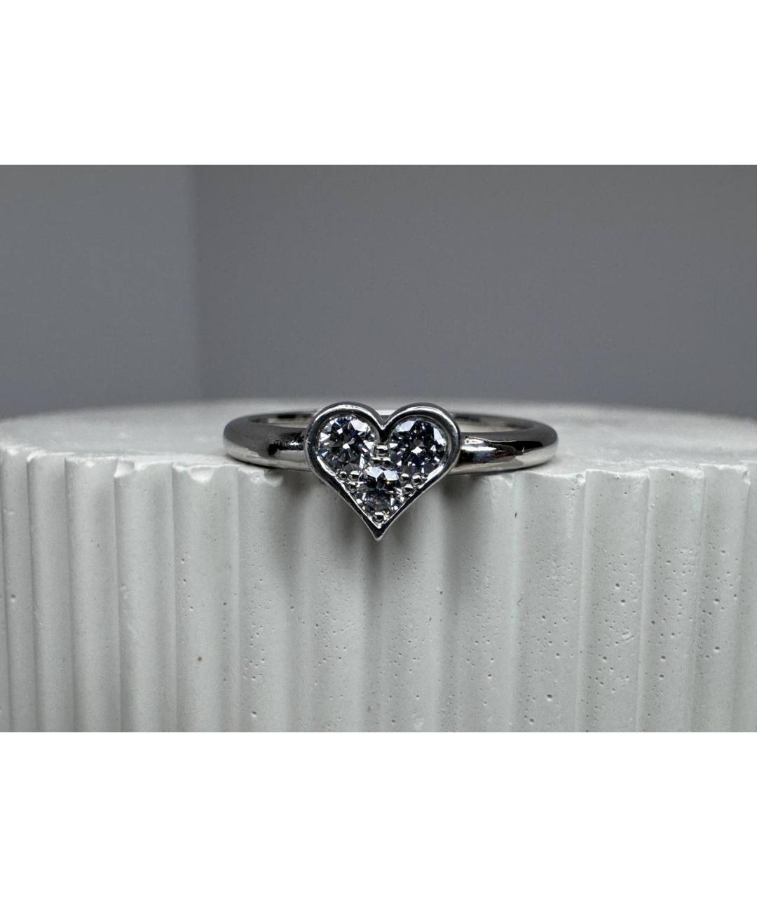 TIFFANY&CO Белое платиновое кольцо, фото 3