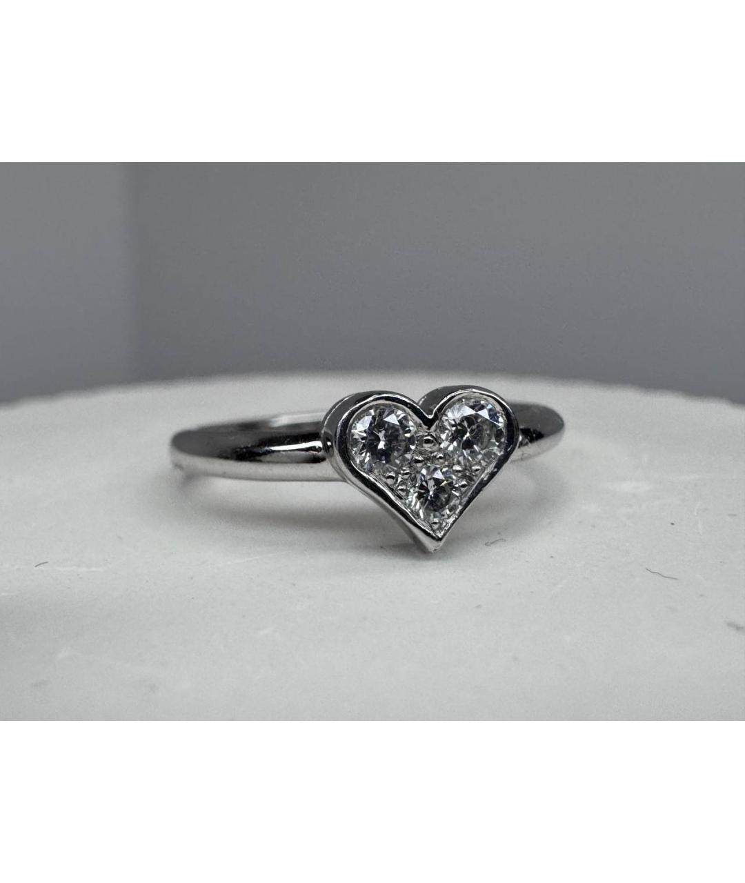 TIFFANY&CO Белое платиновое кольцо, фото 7