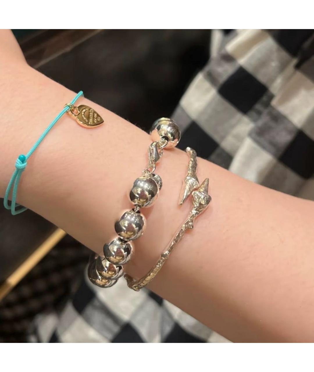 TIFFANY&CO Серебрянный серебряный браслет, фото 5