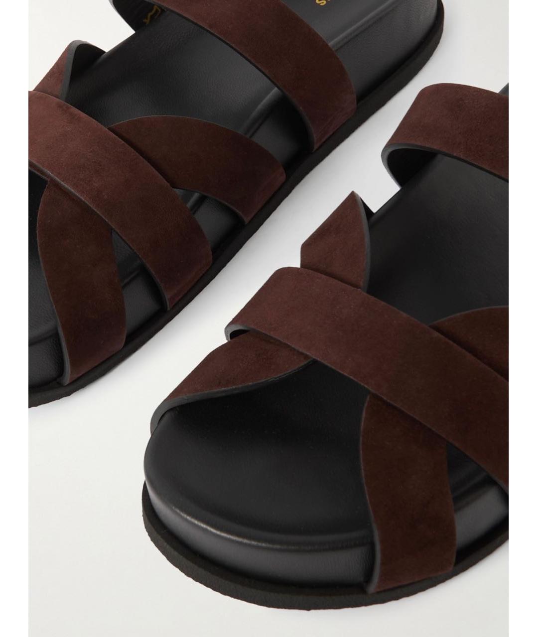 NEOUS Коричневые замшевые сандалии, фото 2