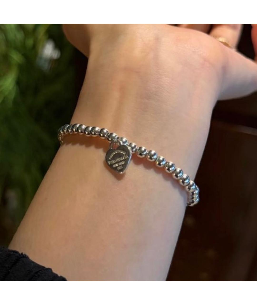 TIFFANY&CO Серебрянный серебряный браслет, фото 3