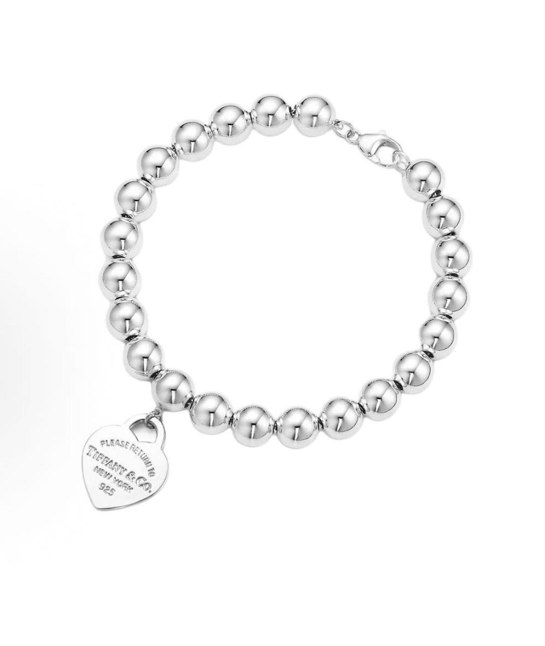 TIFFANY&CO Серебрянный серебряный браслет, фото 4