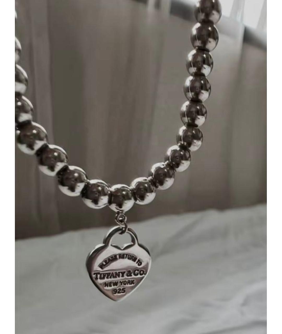 TIFFANY&CO Серебрянный серебряный браслет, фото 2