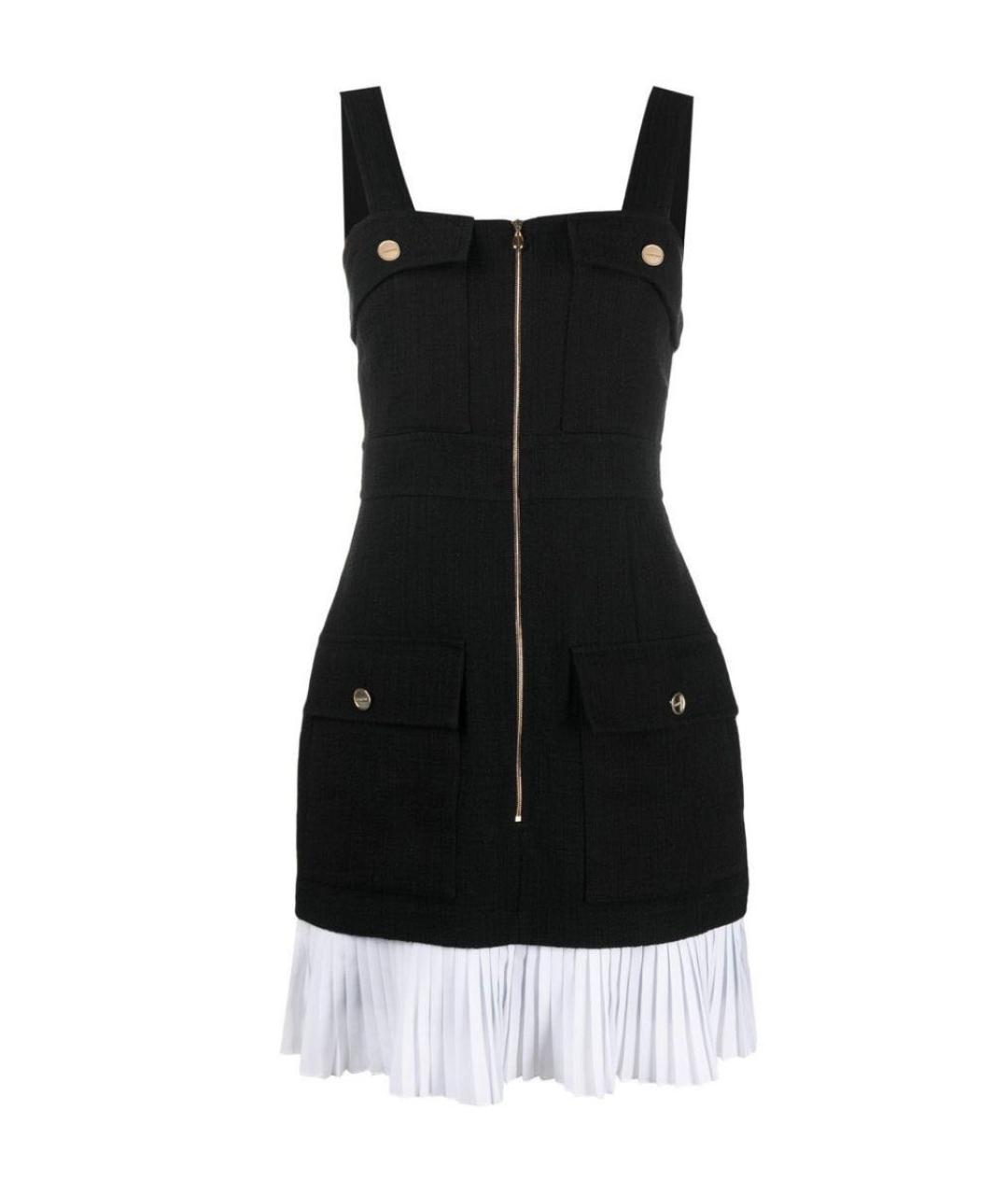 SANDRO Черное твидовое повседневное платье, фото 7