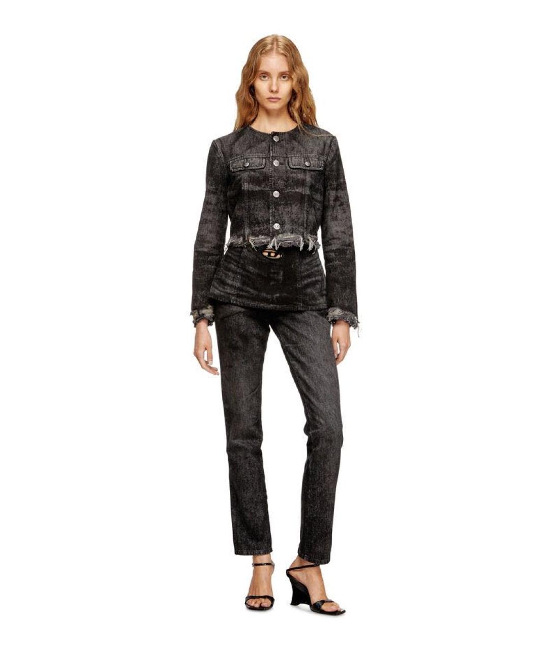 DIESEL Черный хлопковый жакет/пиджак, фото 2