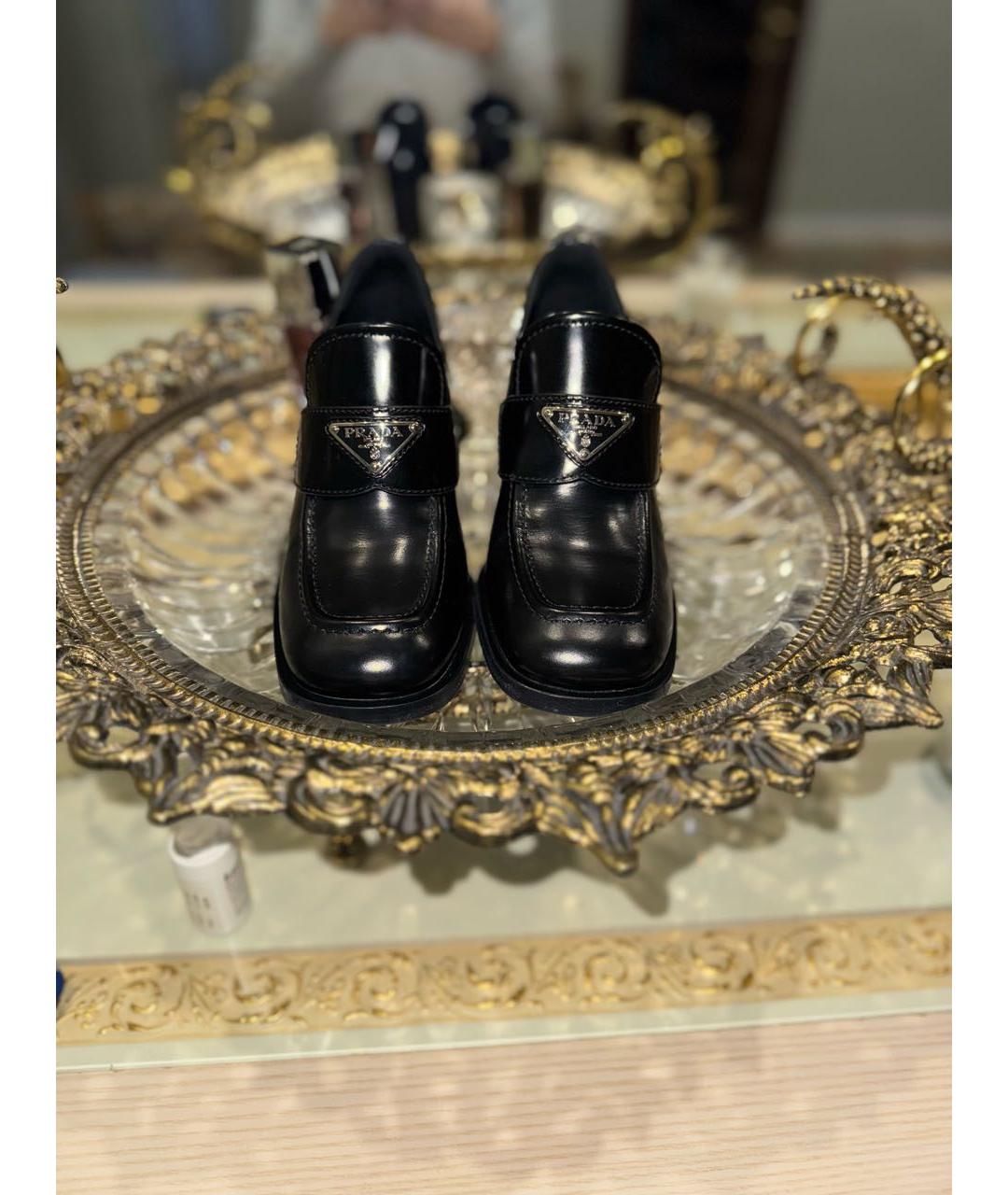 PRADA Черные туфли из лакированной кожи, фото 2