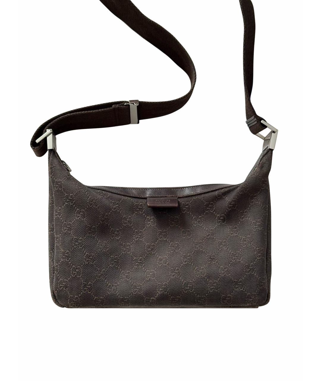 GUCCI Коричневая сумка через плечо, фото 1