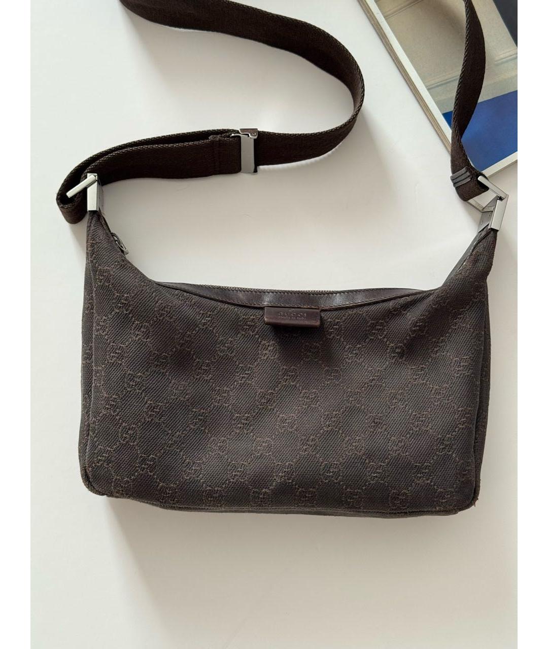 GUCCI Коричневая сумка через плечо, фото 5