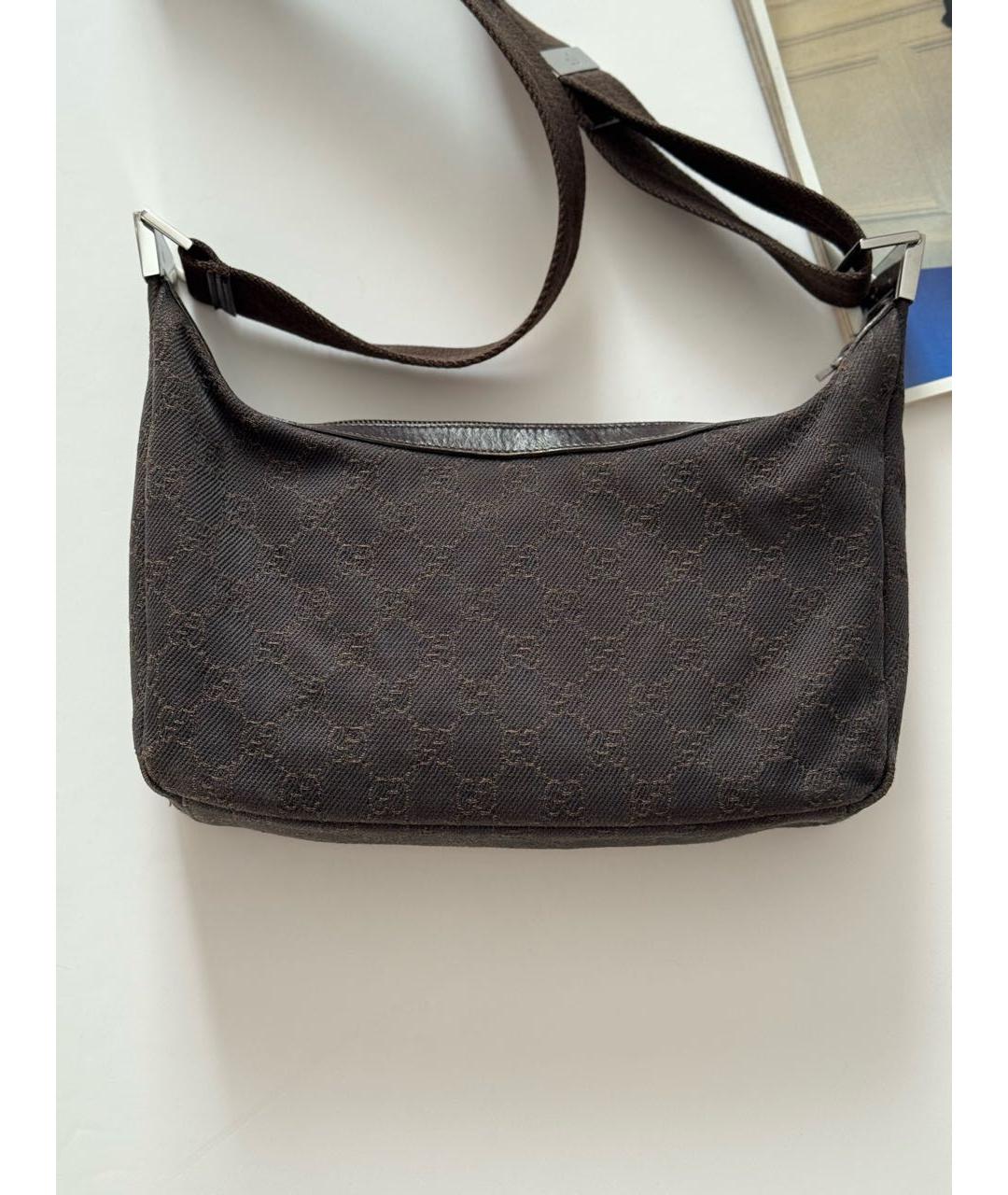 GUCCI Коричневая сумка через плечо, фото 6