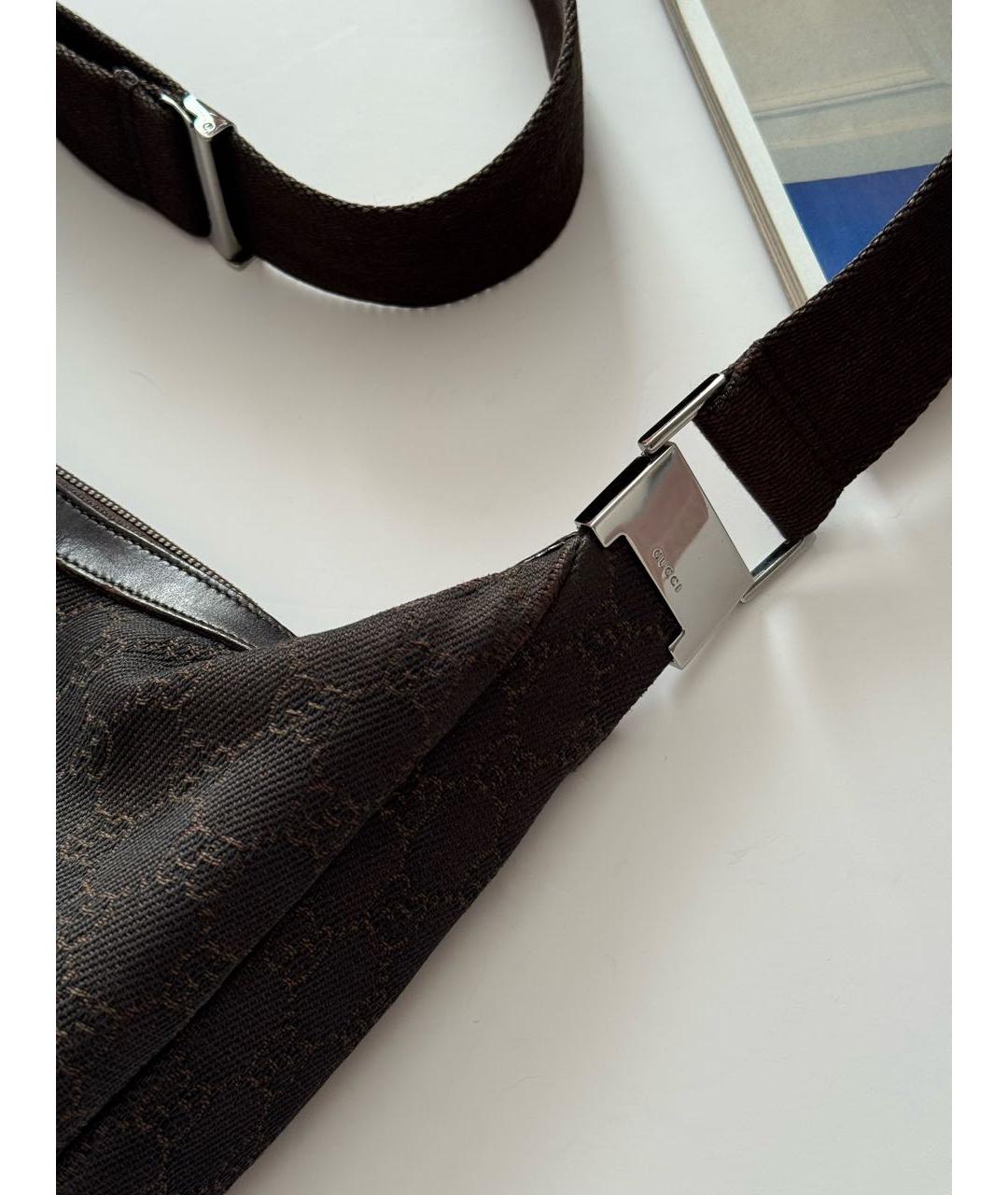 GUCCI Коричневая сумка через плечо, фото 4