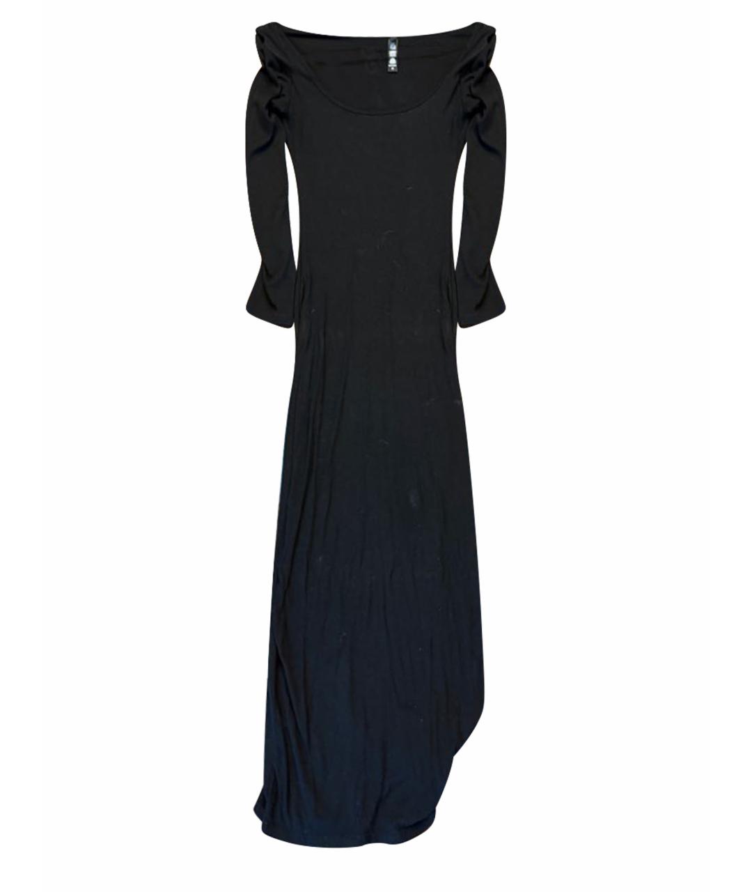 SKIMS Черное хлопковое повседневное платье, фото 1