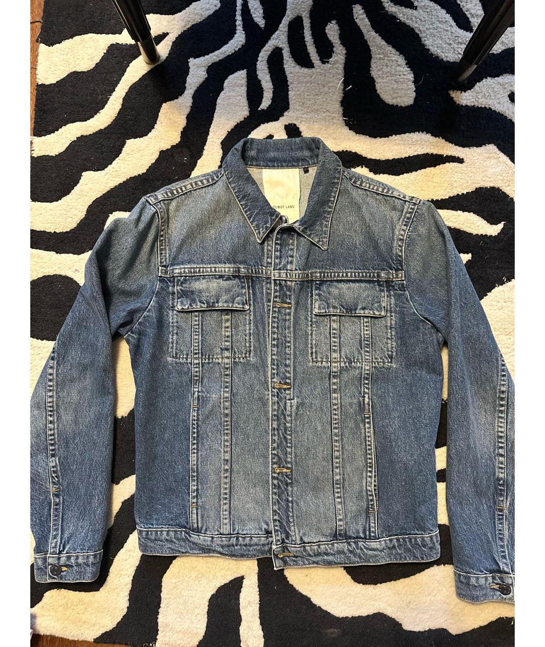 HELMUT LANG Синяя деним куртка, фото 5