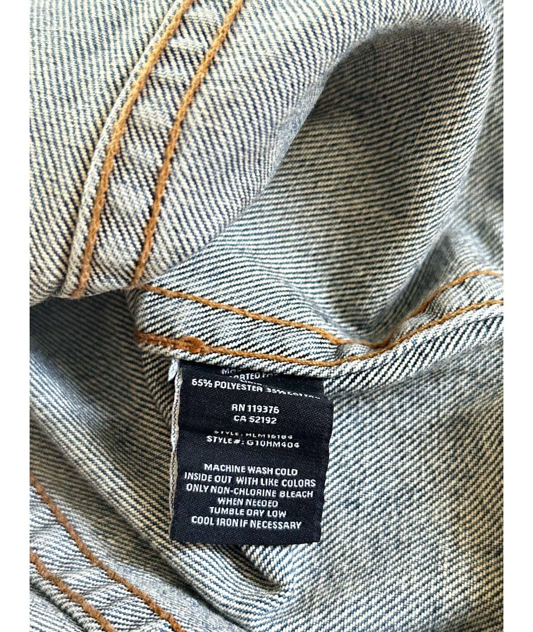 HELMUT LANG Синяя деним куртка, фото 5