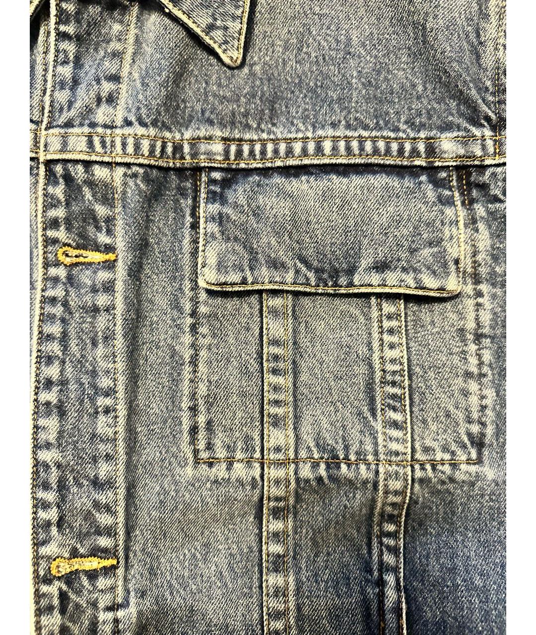 HELMUT LANG Синяя деним куртка, фото 4