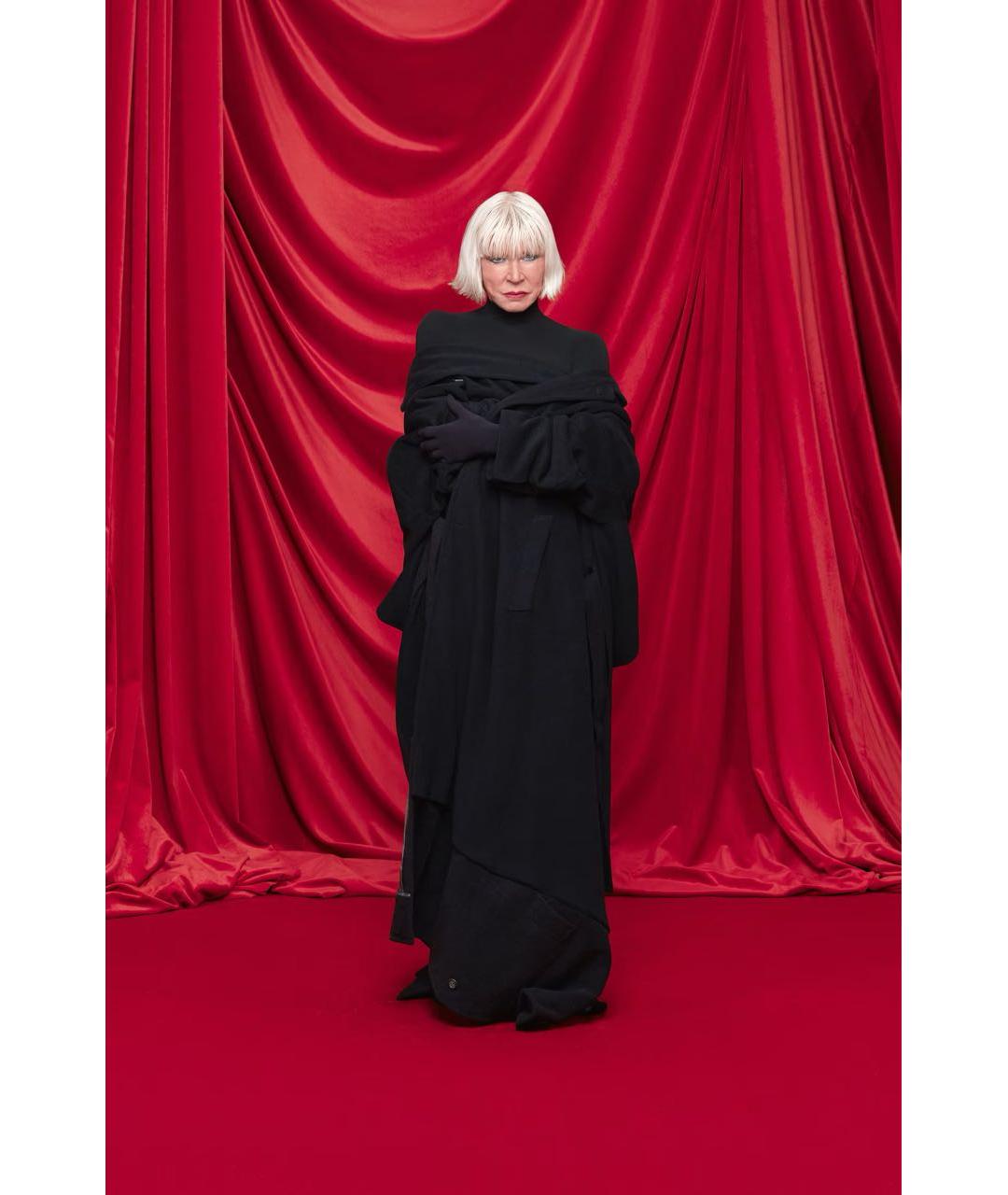 BALENCIAGA Черное шерстяное пальто, фото 7