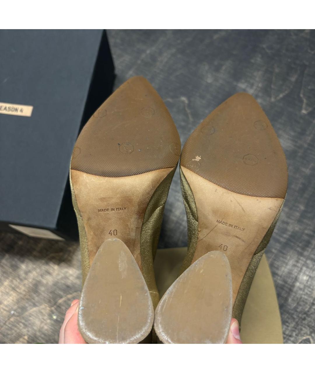 YEEZY Бежевые синтетические ботильоны, фото 3