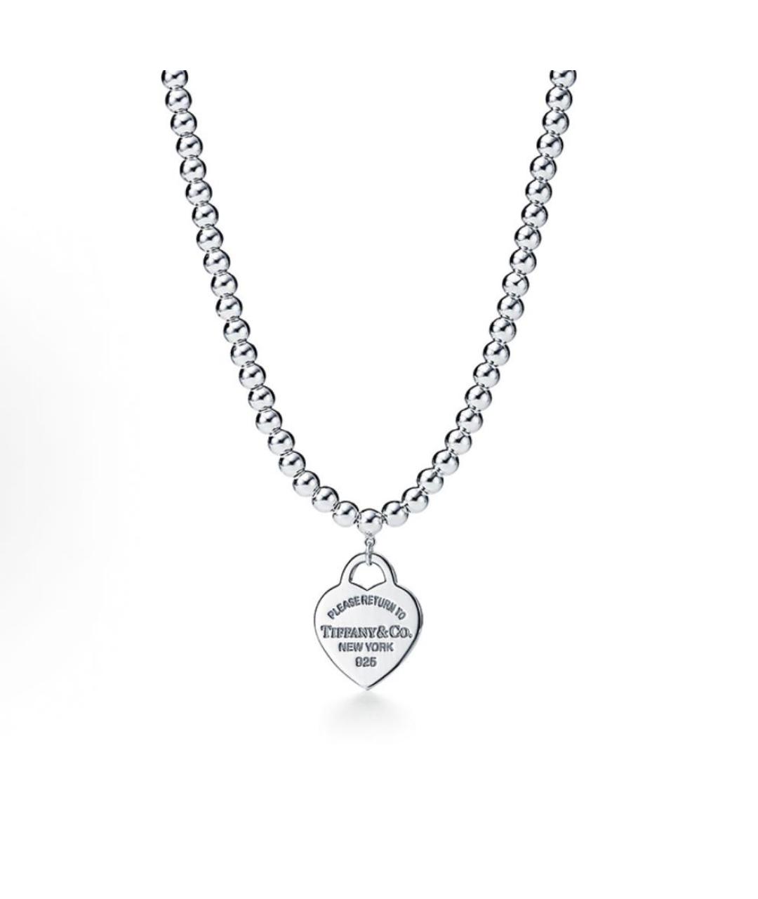 TIFFANY&CO Серебряное серебряное колье, фото 9