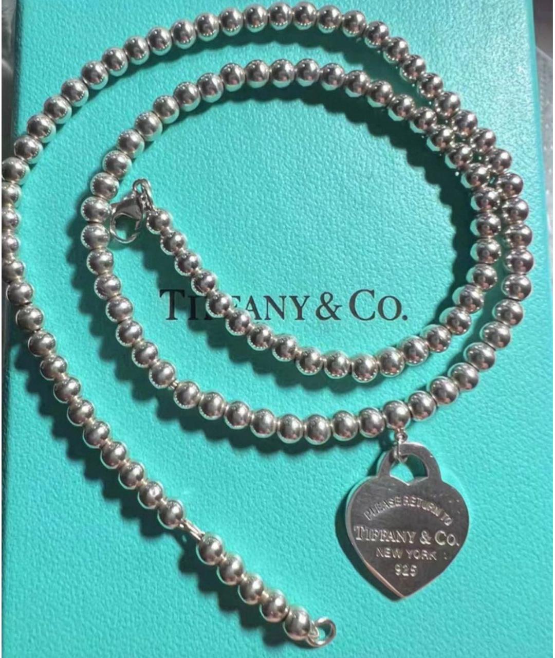 TIFFANY&CO Серебряное серебряное колье, фото 7