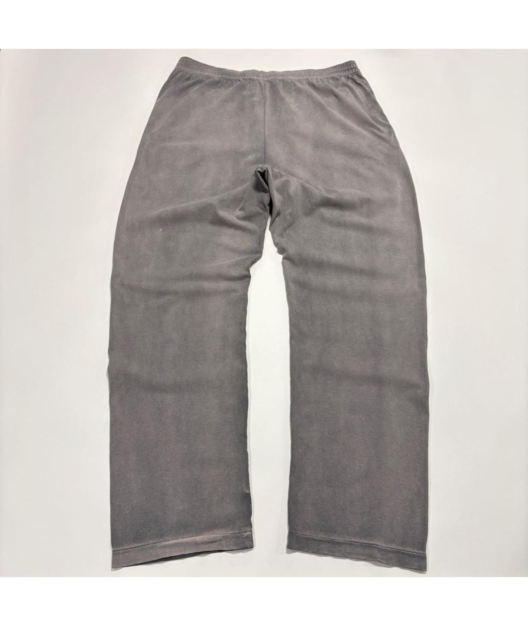 YEEZY Серые хлопковые повседневные брюки, фото 4