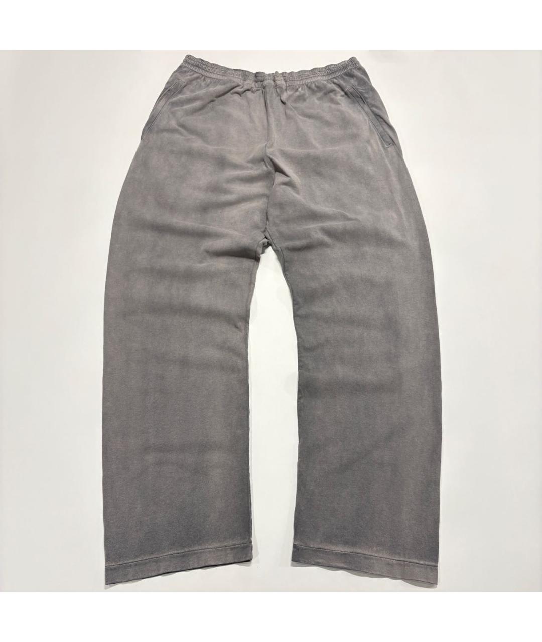 YEEZY Серые хлопковые повседневные брюки, фото 7