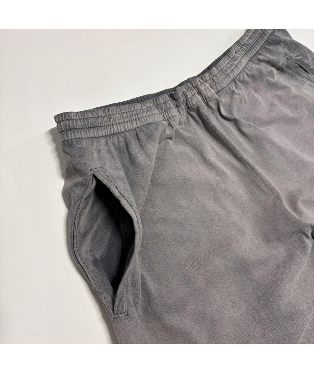YEEZY Серые хлопковые повседневные брюки, фото 3