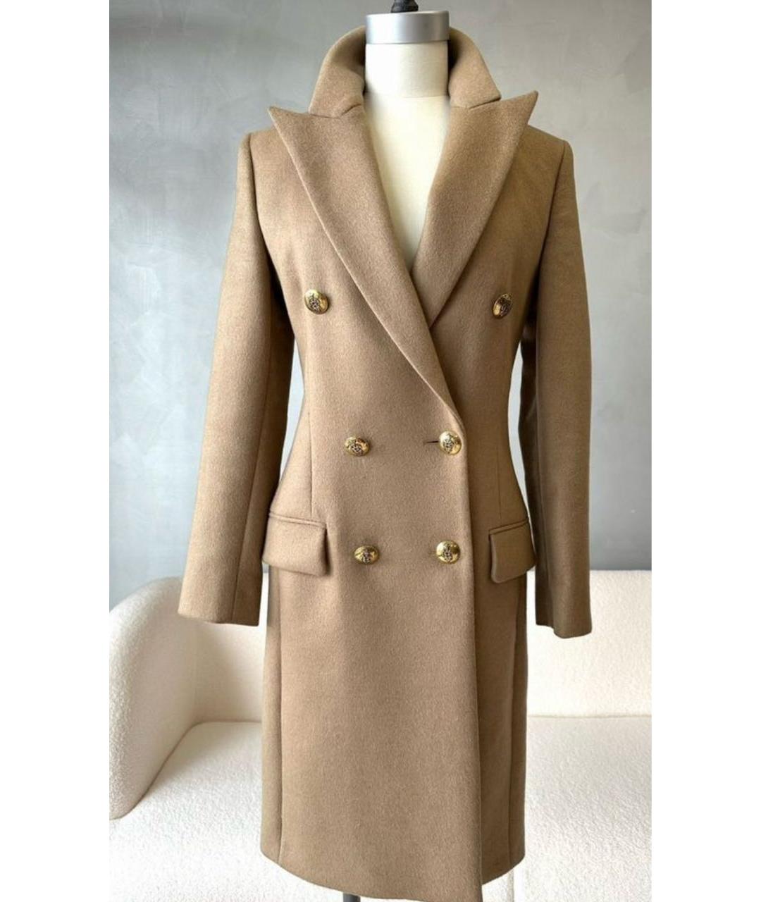 EMILIO PUCCI Бежевое шерстяное пальто, фото 7