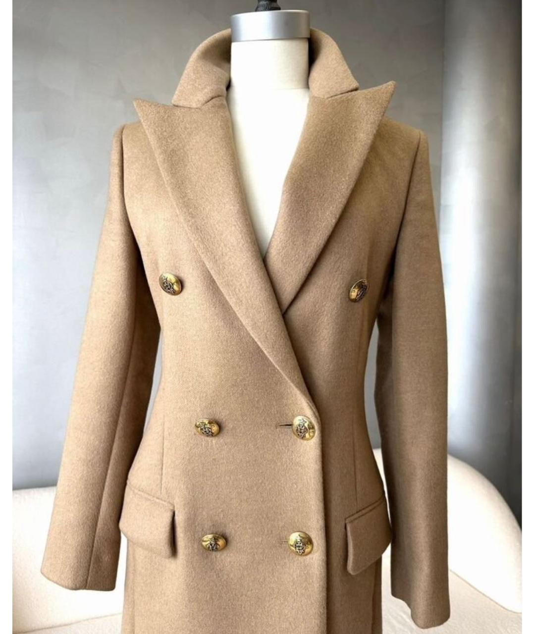 EMILIO PUCCI Бежевое шерстяное пальто, фото 3
