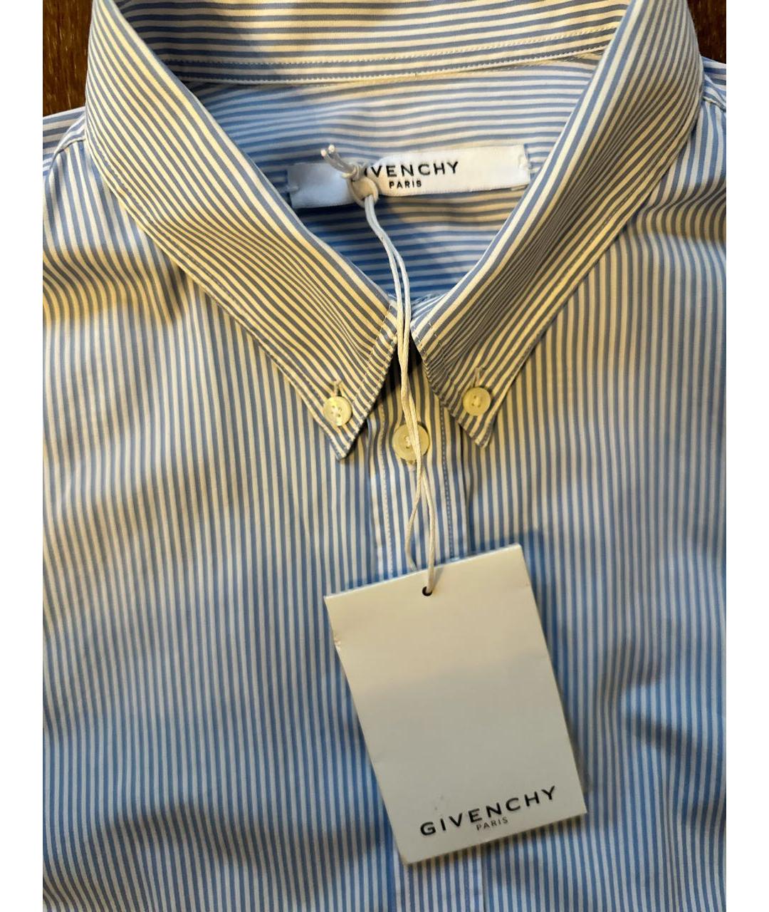 GIVENCHY Белая хлопковая кэжуал рубашка, фото 3