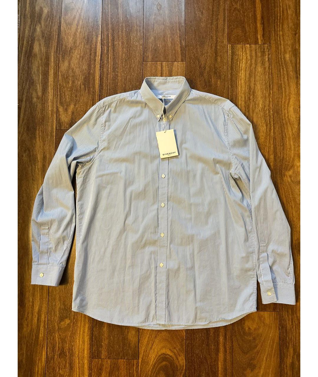GIVENCHY Белая хлопковая кэжуал рубашка, фото 5