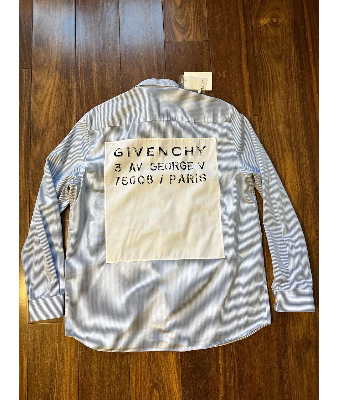 GIVENCHY Белая хлопковая кэжуал рубашка, фото 2